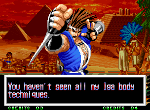 World Heroes Perfect screenshot 8 for Neo Geo